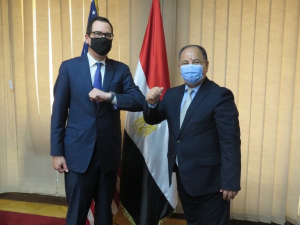 معيط لوزير الخزانة الأمريكي: مستعدون لإزالة أي عقبات تواجه شركاتكم بمصر
