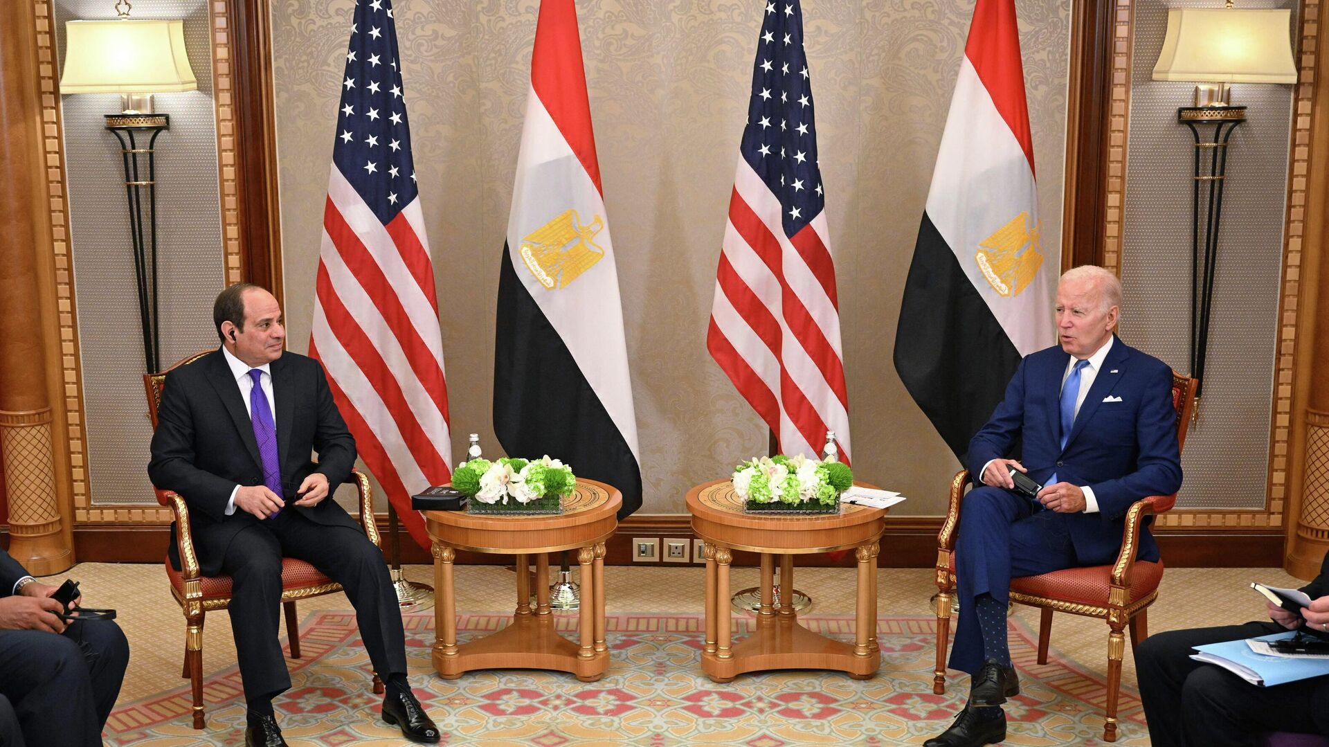 لقاء السيسي وبايدن