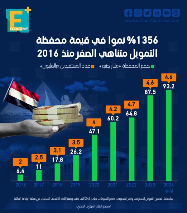 1356 % نموا في قيمة محفظة التمويل متناهي الصغر منذ 2016