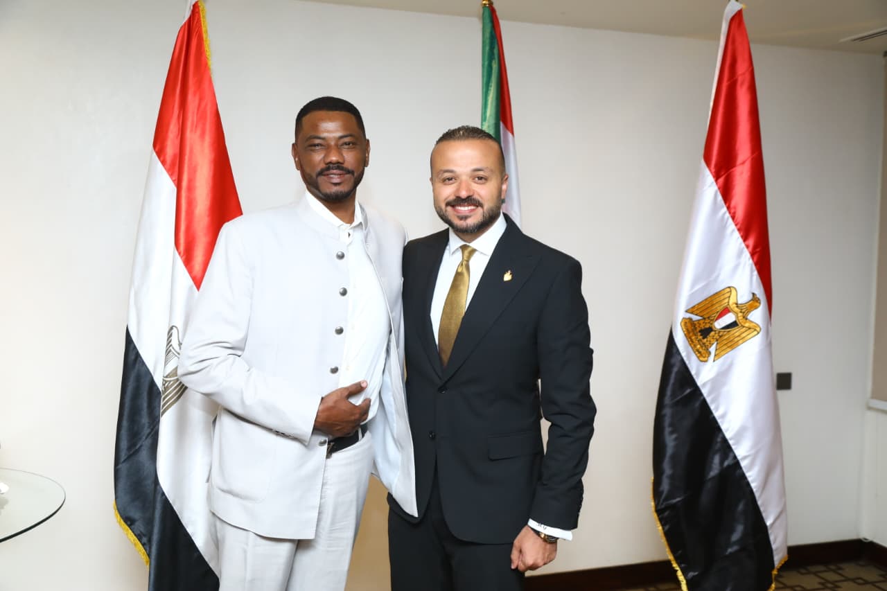 محمد الجارحي ورجل الأعمال السوداني عمر النمير